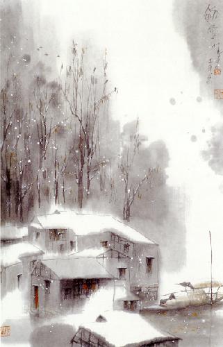 Chinese Winter houses